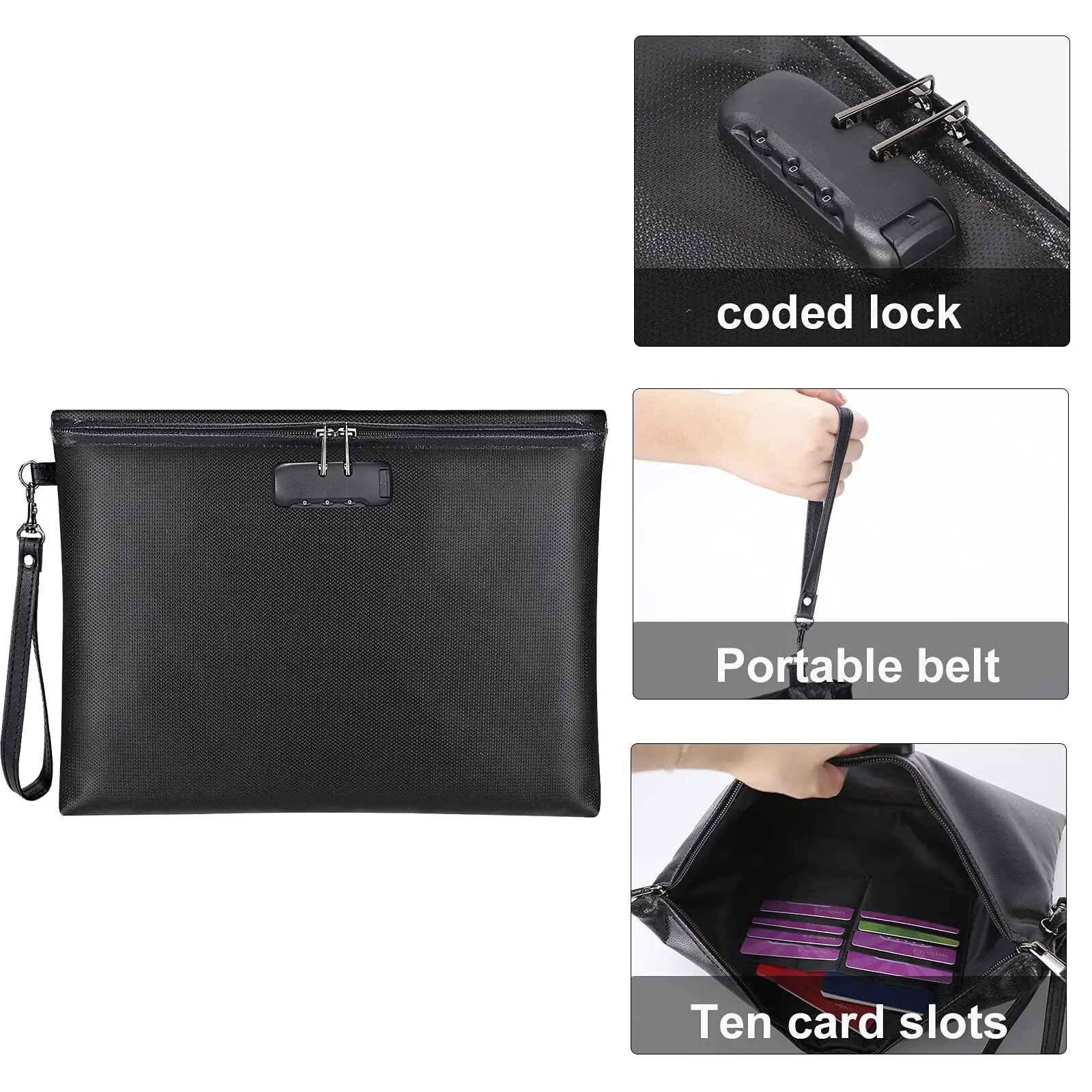 Customized Fire and Water Resistant Document Bag Made in China for Market 7