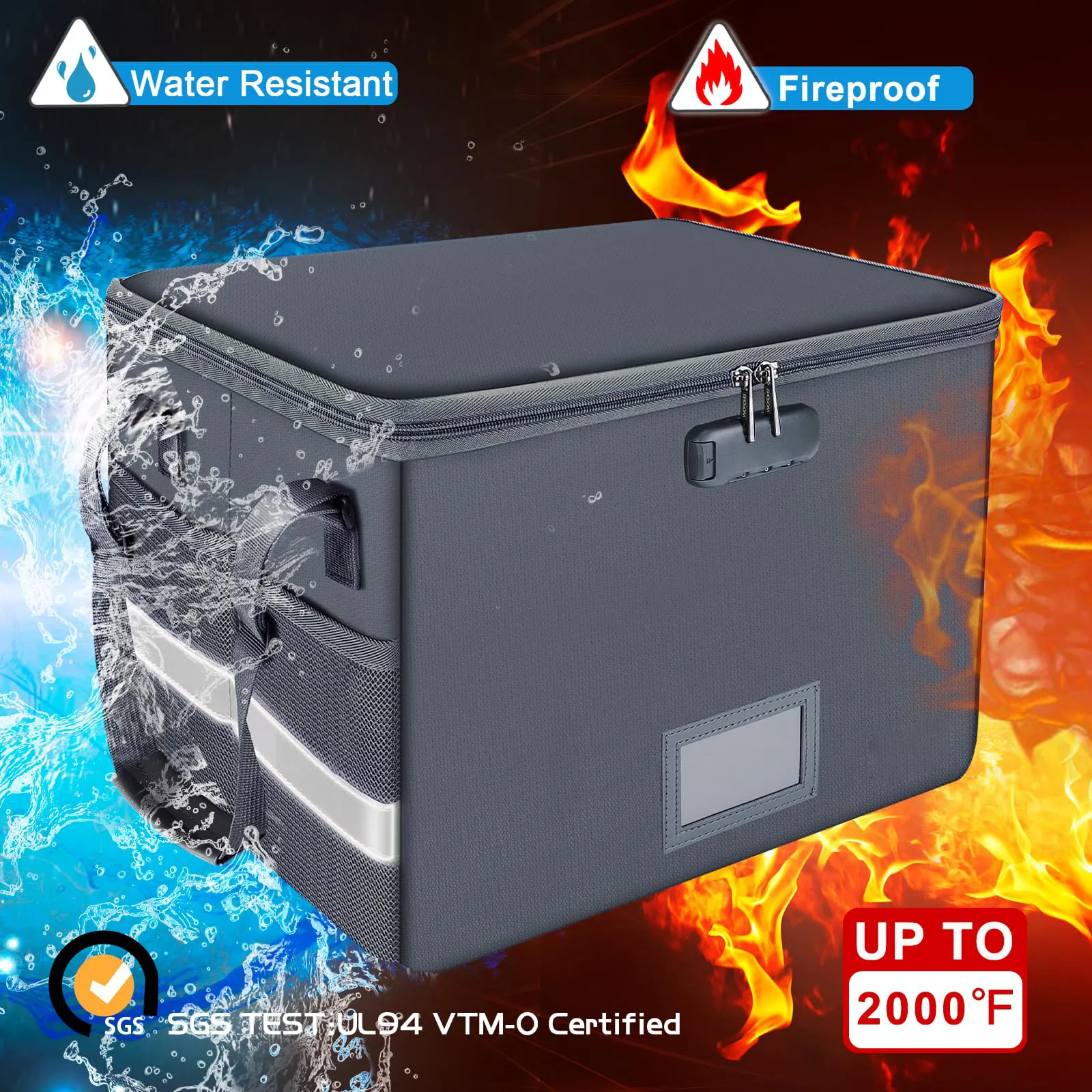 Good Selling Fireproof Waterproof File Box Series for Wholesale 8
