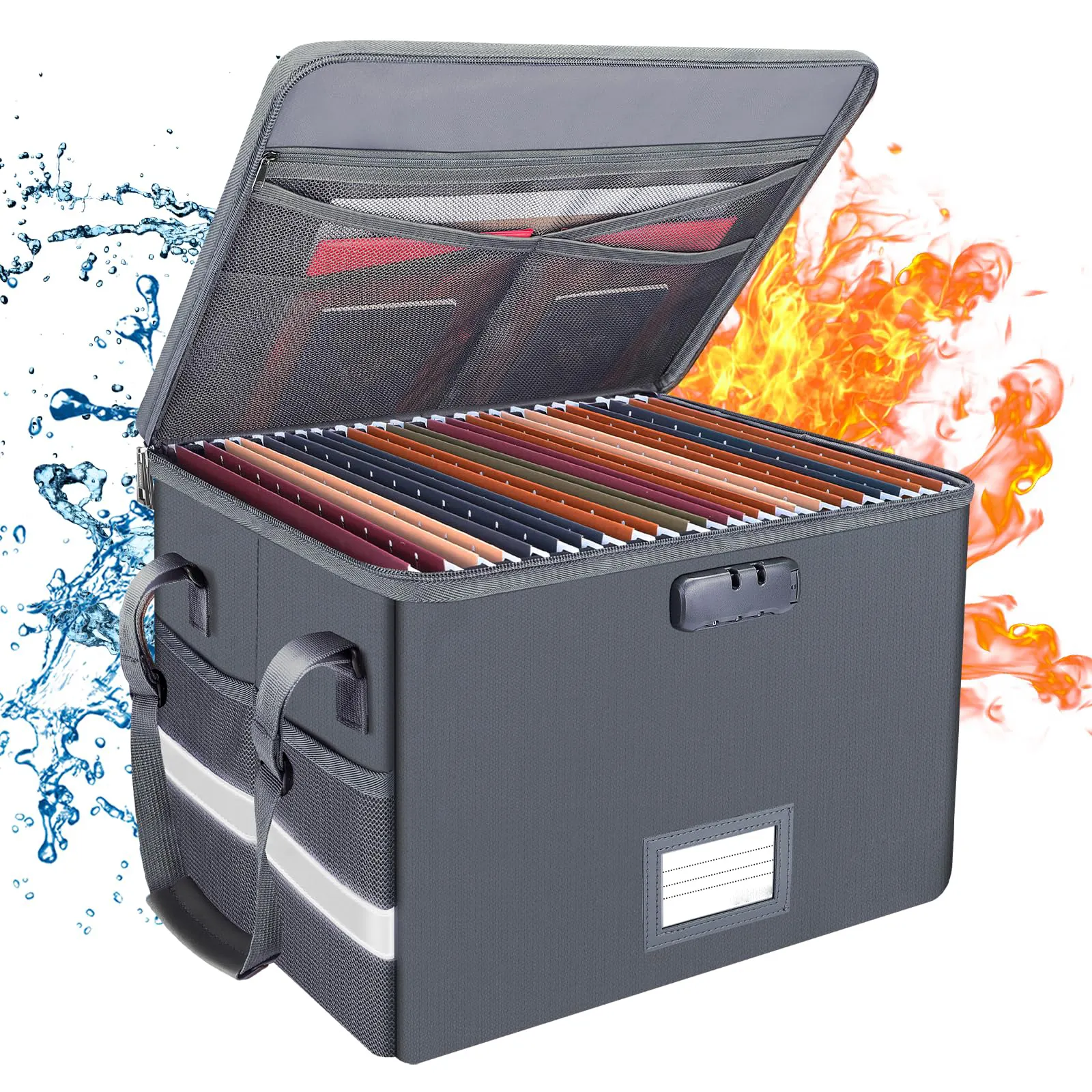 The Ultimate Protection: Fireproof Waterproof File Box Safeguards Your Documents 1
