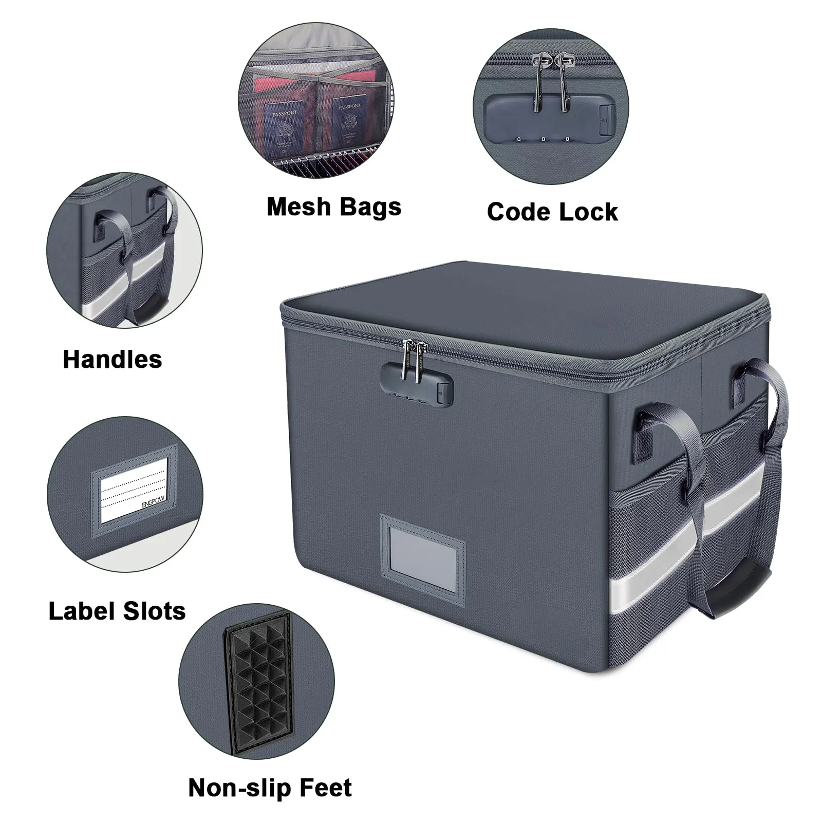 Good Selling Fireproof Waterproof File Box Series for Wholesale 5