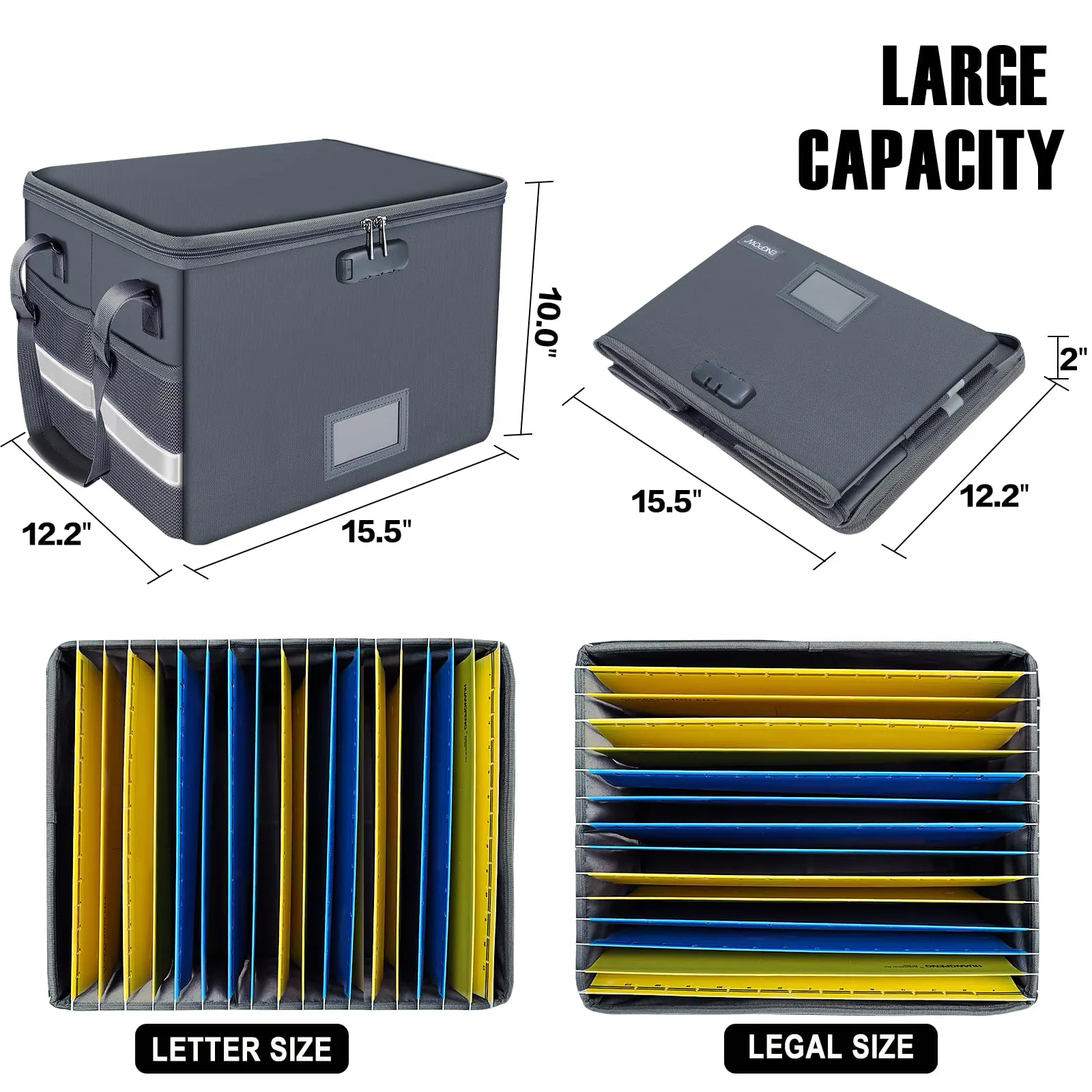 Good Selling Fireproof Waterproof File Box Series for Wholesale 4