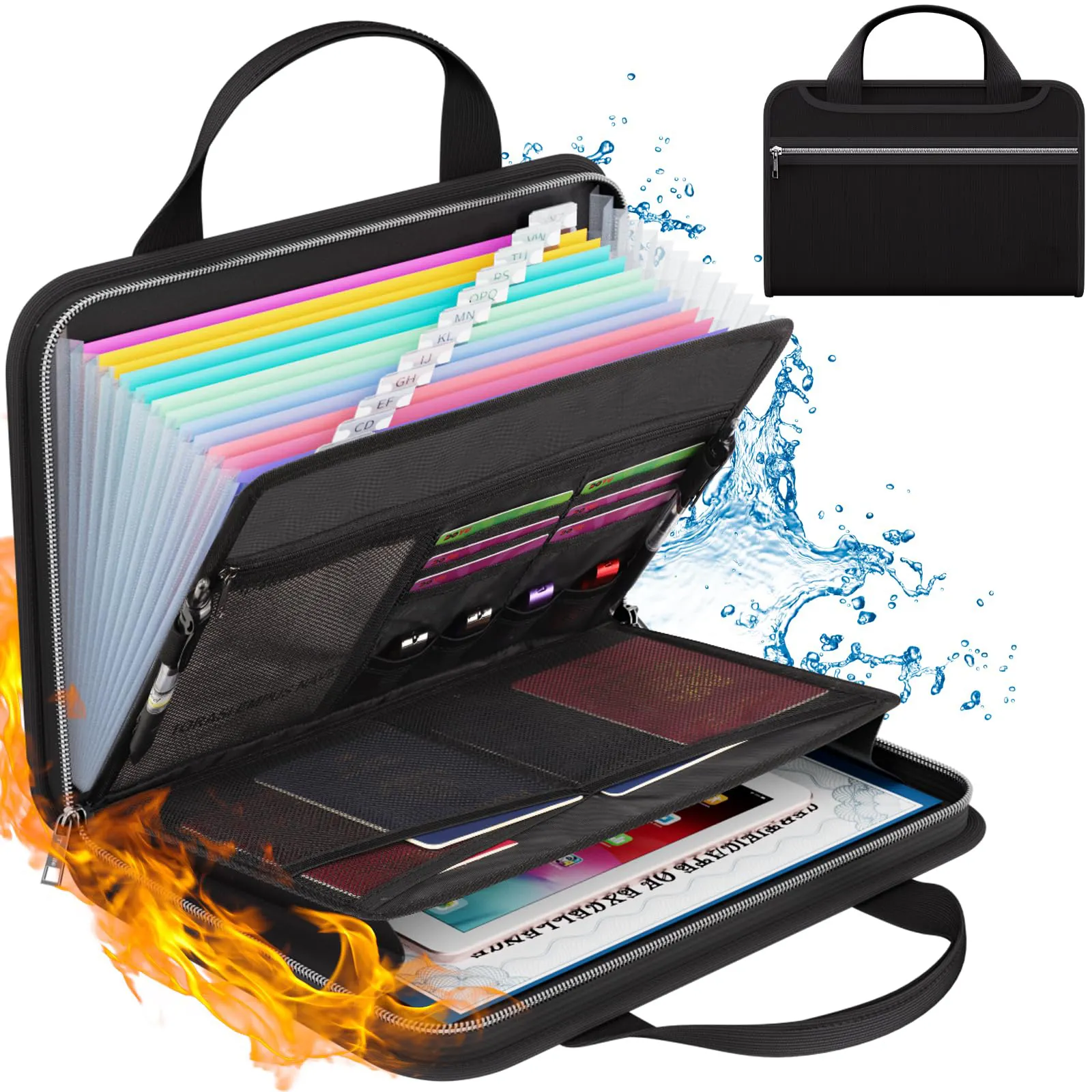 The Ultimate Protection: Fire And Waterproof Document Bag For Your Valuables 1