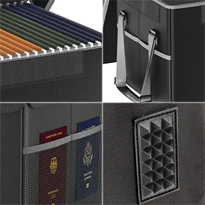 Wholesale Best Fireproof Waterproof File Box with Good Price for Apartment 2