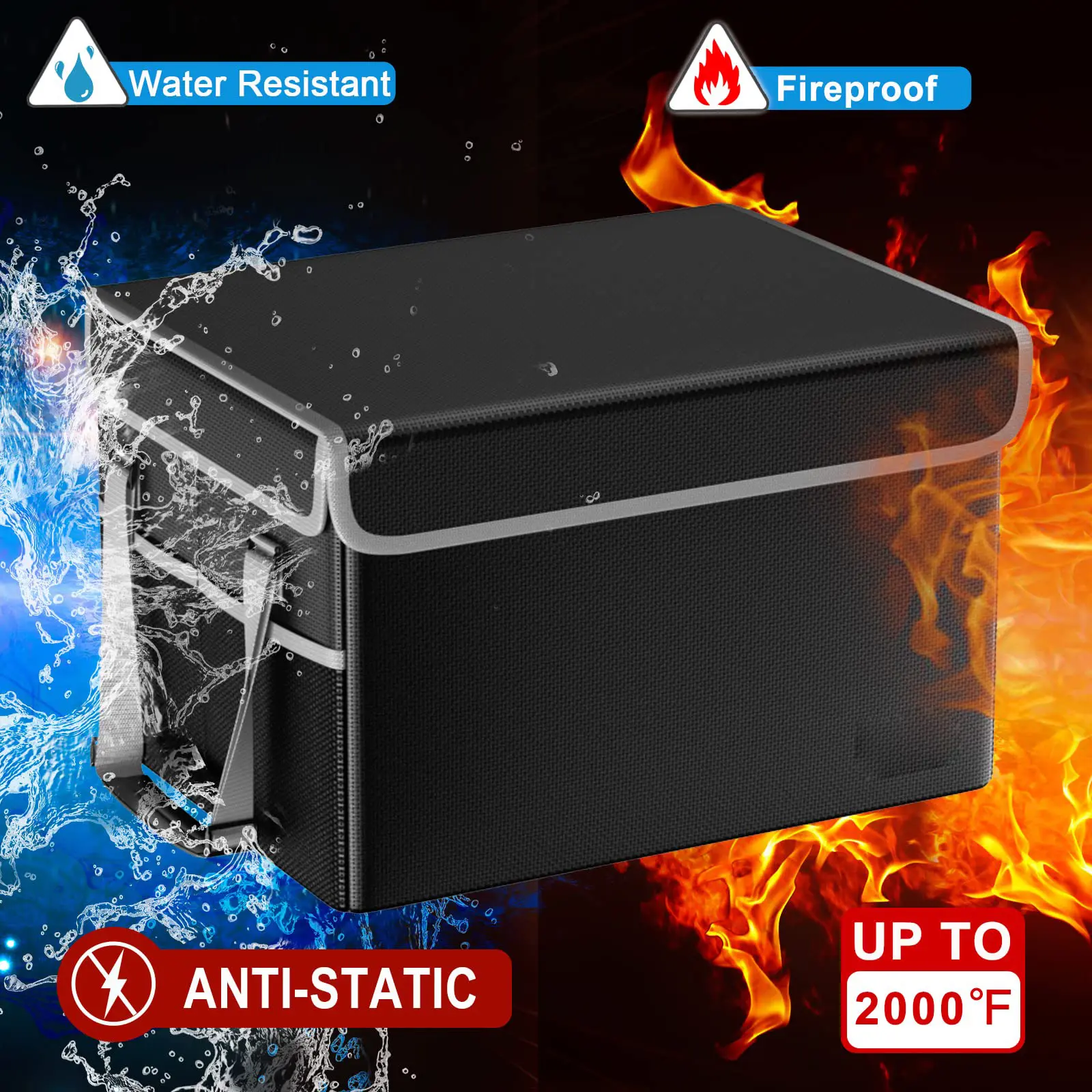 Wholesale Best Fireproof Waterproof File Box with Good Price for Apartment 4