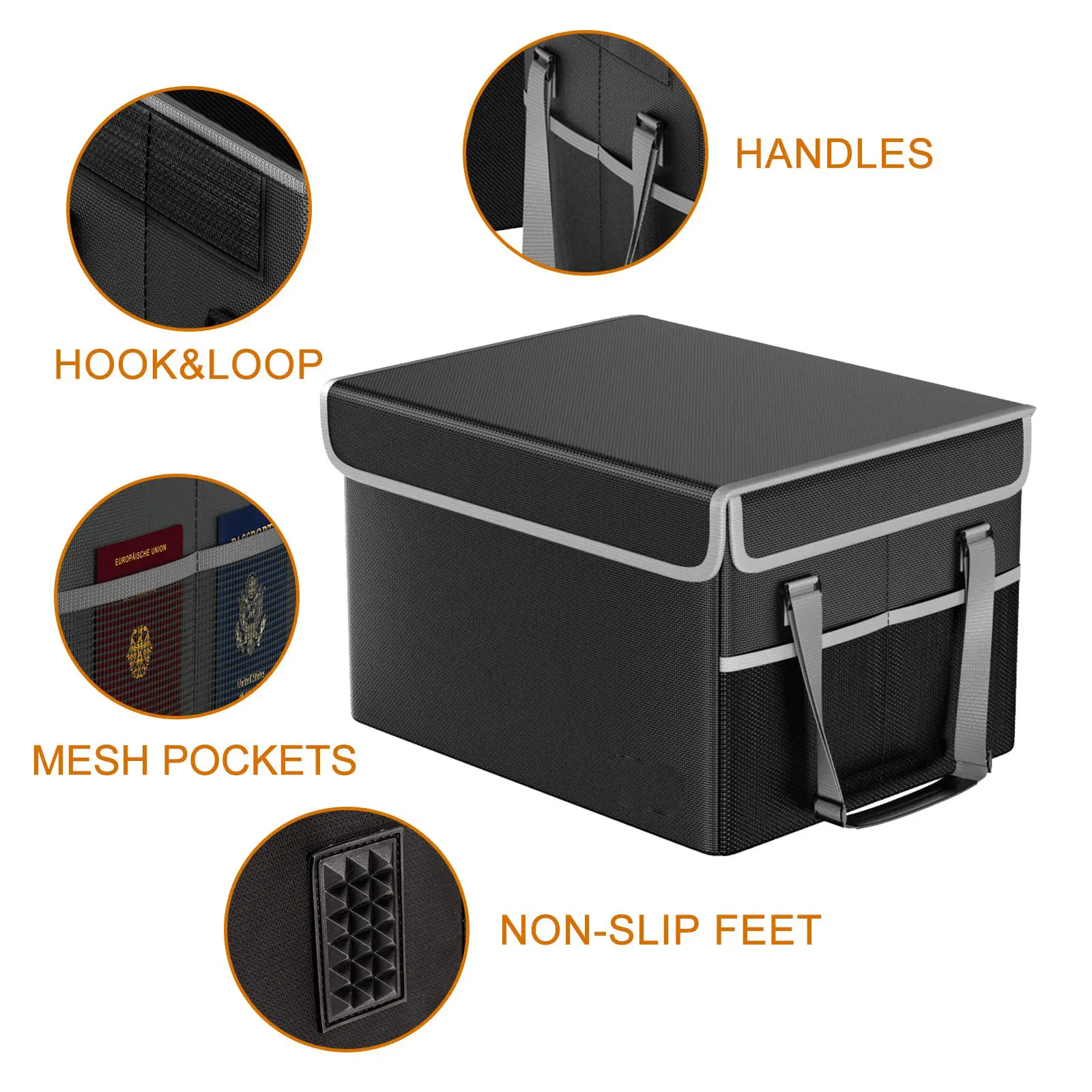 Wholesale Best Fireproof Waterproof File Box with Good Price for Apartment 7