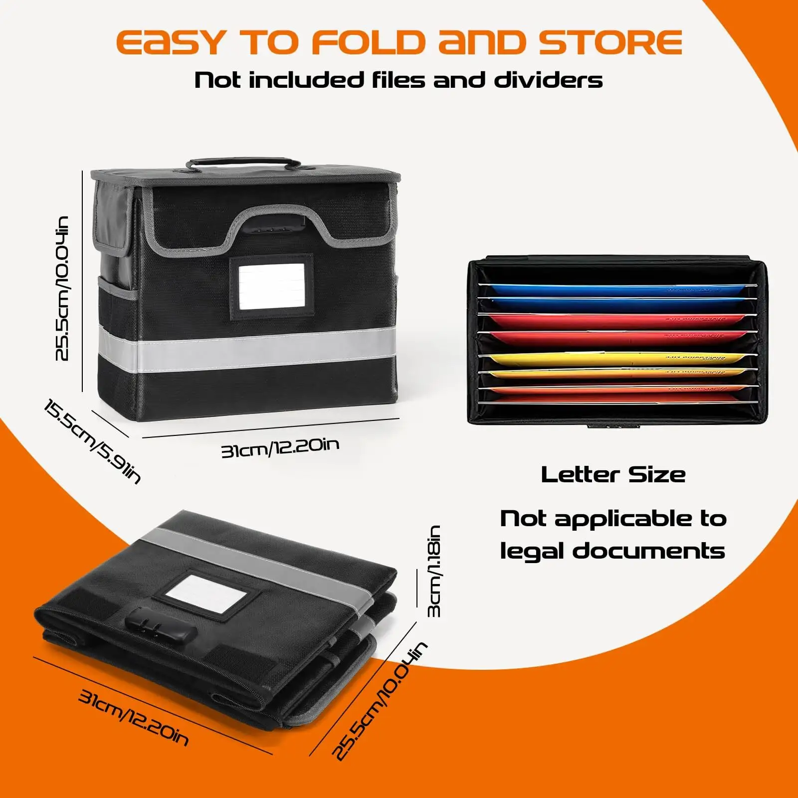 Fire and Waterproof File Box Sanjiu Company 4