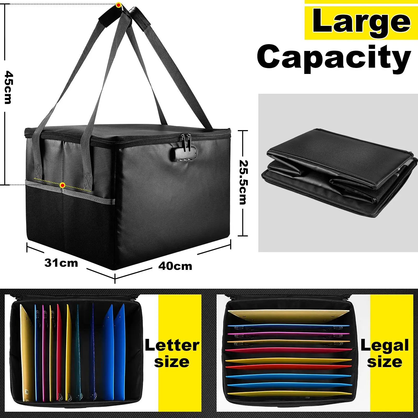 Fire Proof Box for Documents Upply 6