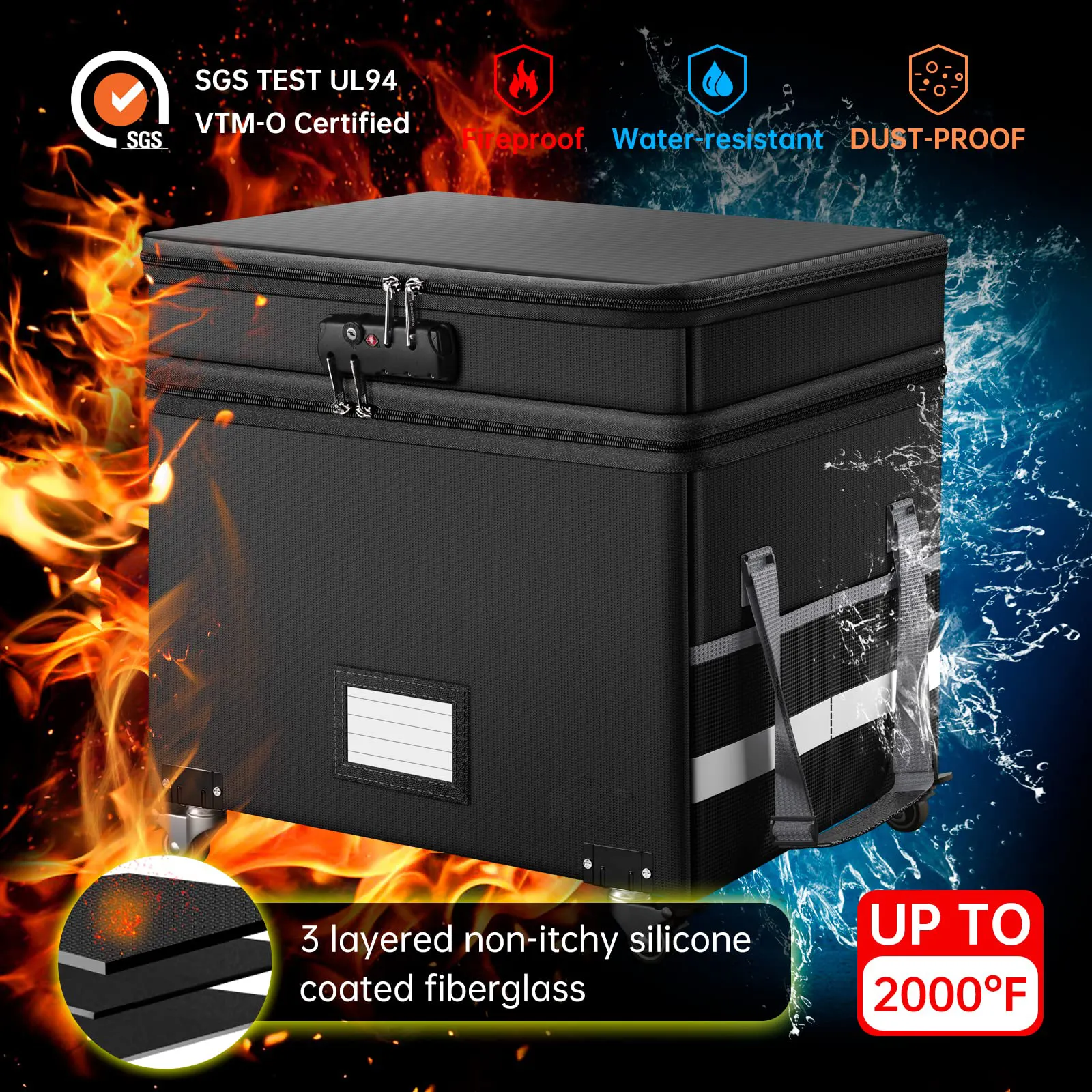 Fire and Waterproof Storage Box OEM 3