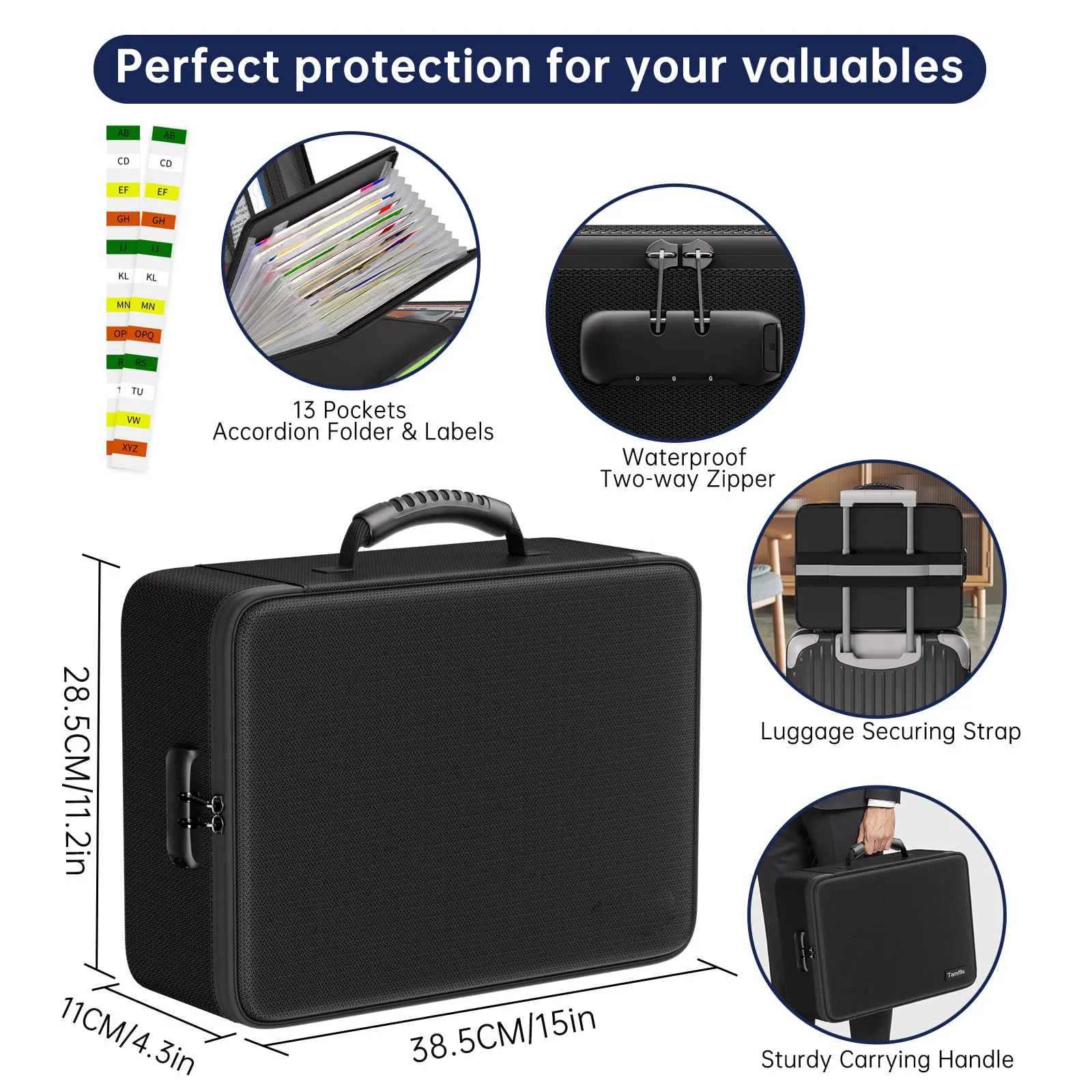 Custom Best Fireproof Document Bags Sanjiu 5