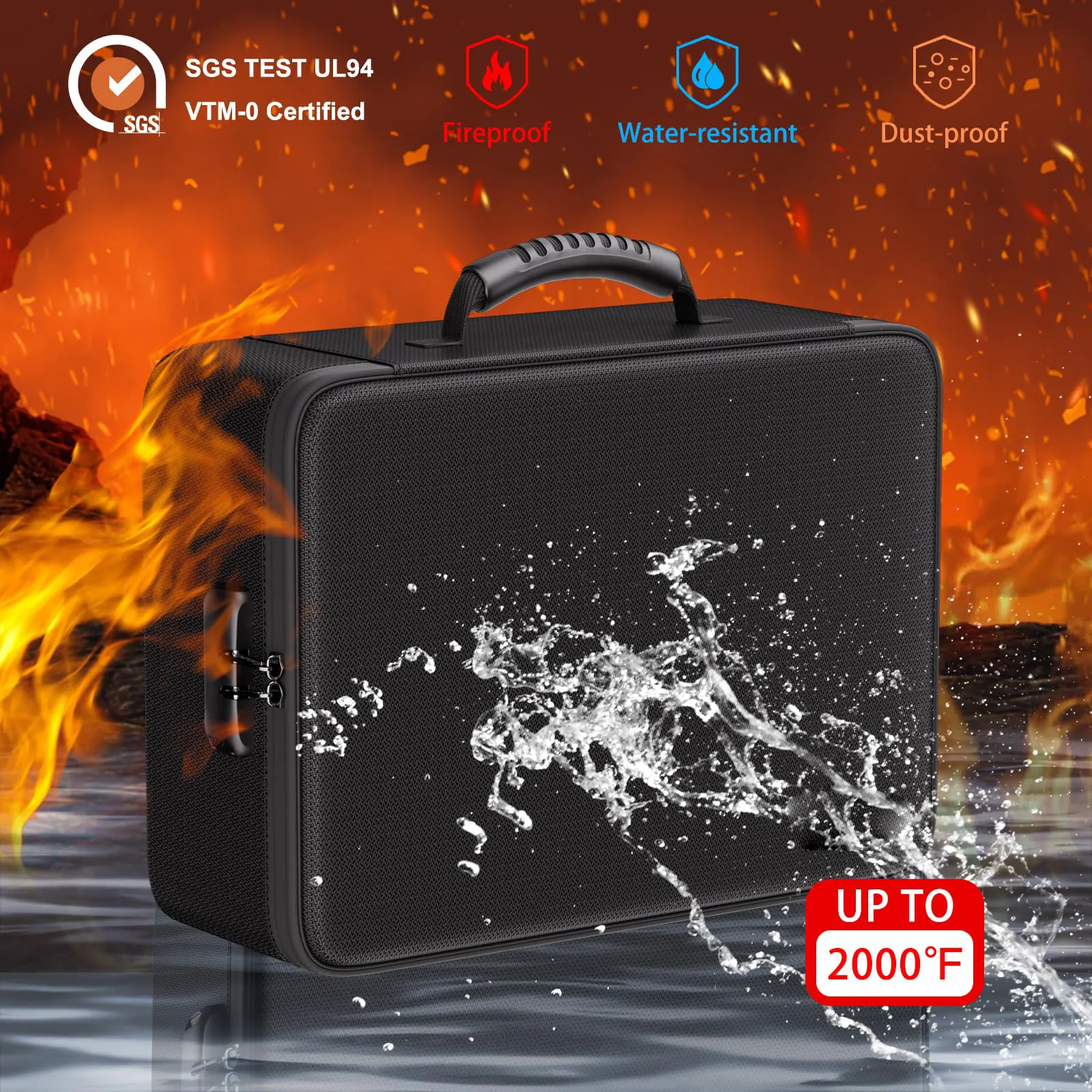 Custom Best Fireproof Document Bags Sanjiu 6