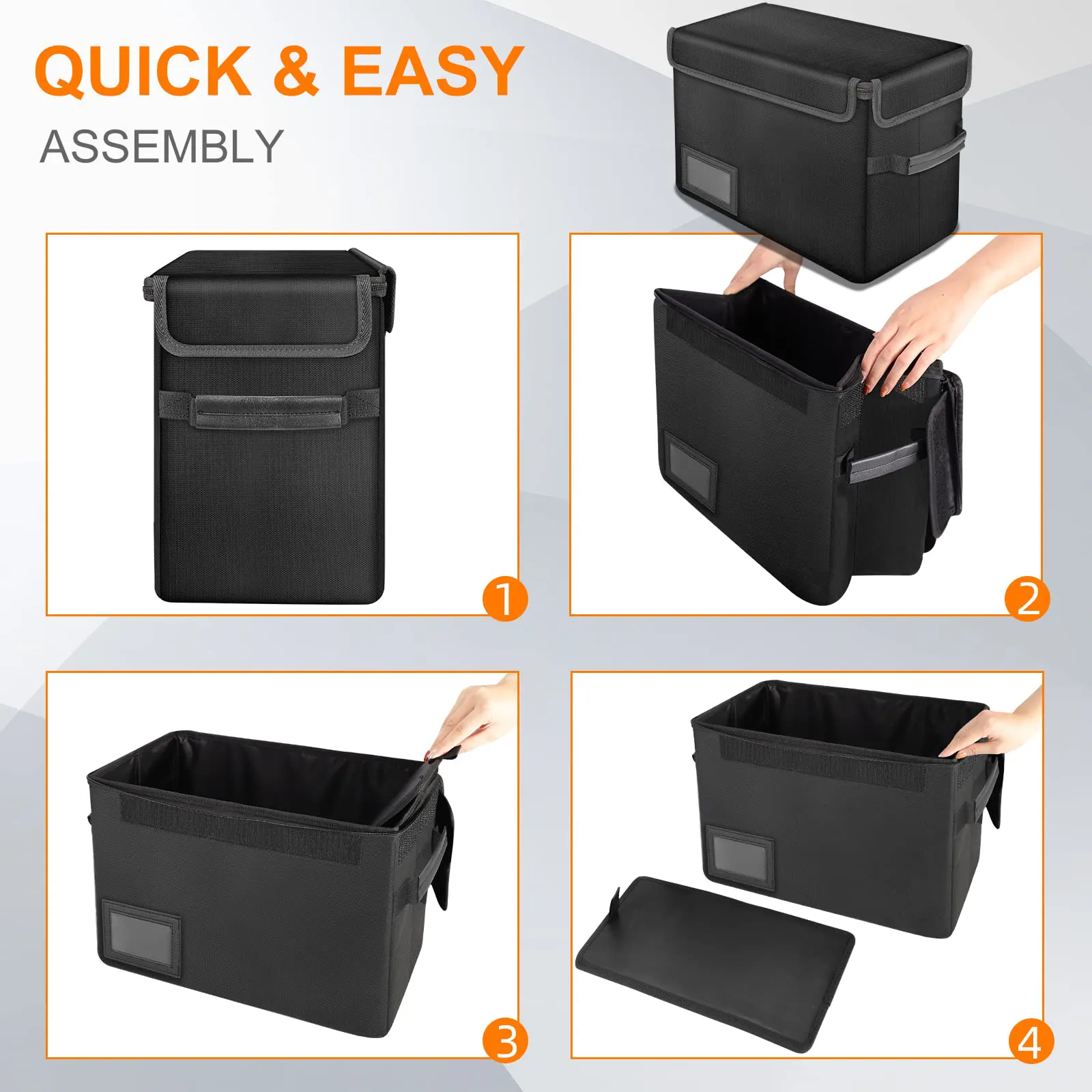 Bepokefireproof Waterproof File Box for House 10