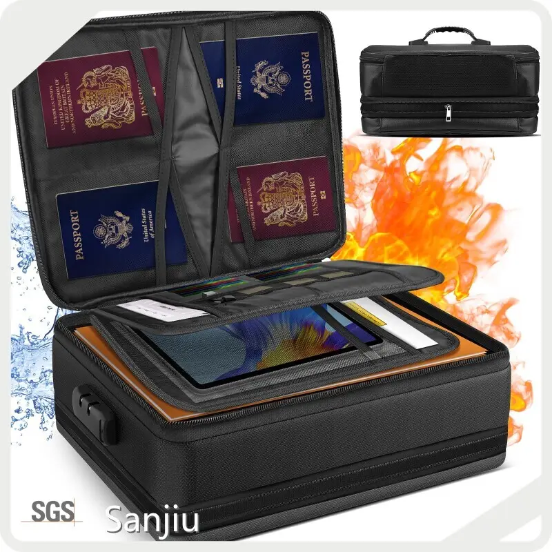Fireproof Document Storage Bags Sanjiuupply 1