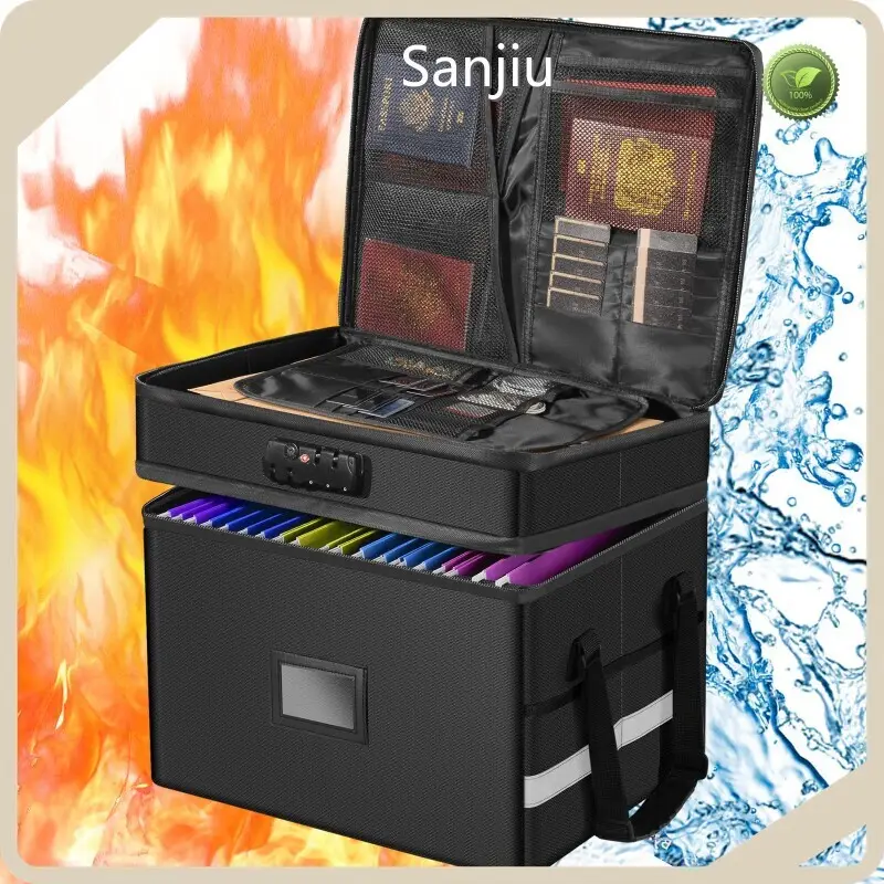 Sanjiu Fireproof Waterproof File Box / with Custom Services 1