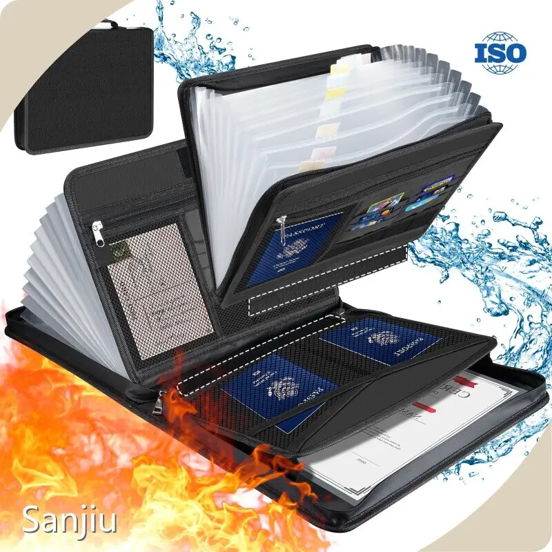 Waterproof and Fireproof Document Bag Sanjiu 1