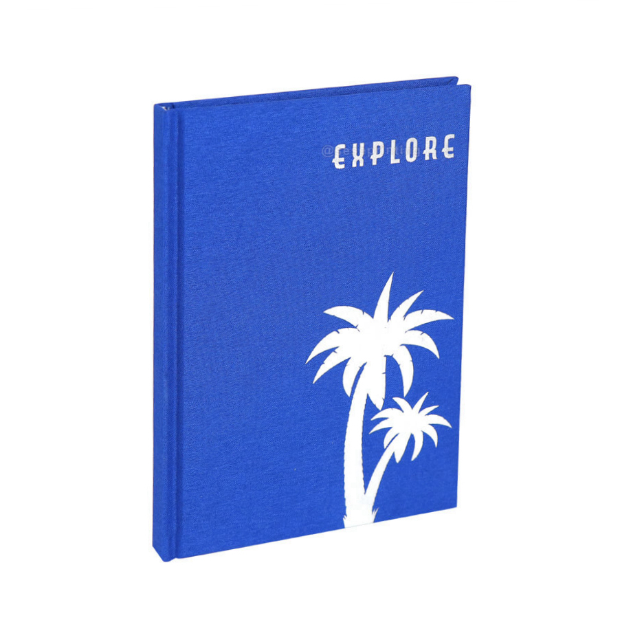 Custom Cloth Fabric Hardcover Notebook 1