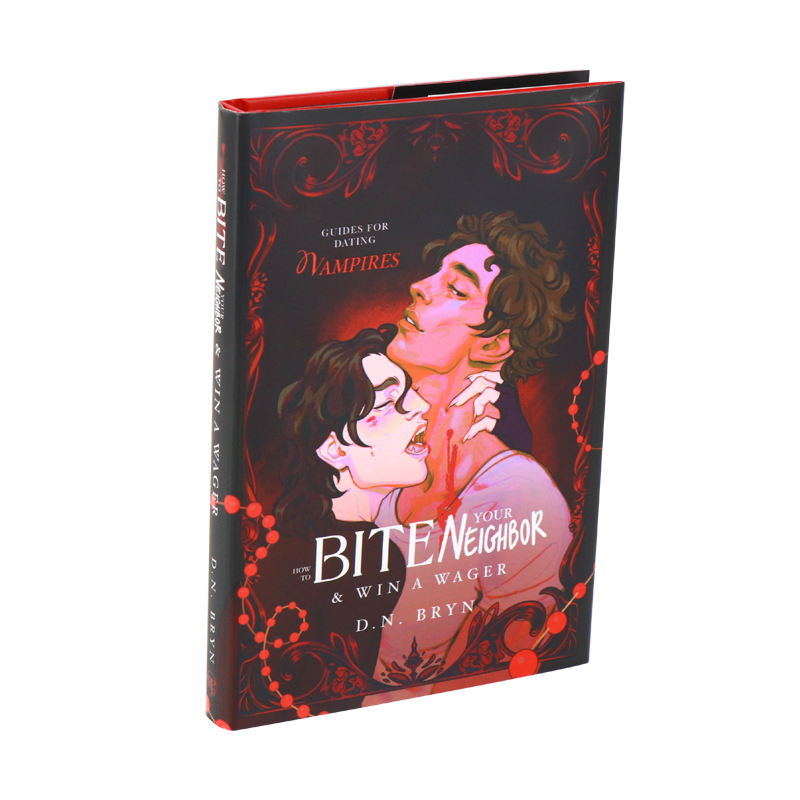 Op maat gemaakte luxe hardcover boeken met gespoten randen, gedrukt op aanvraag. 3