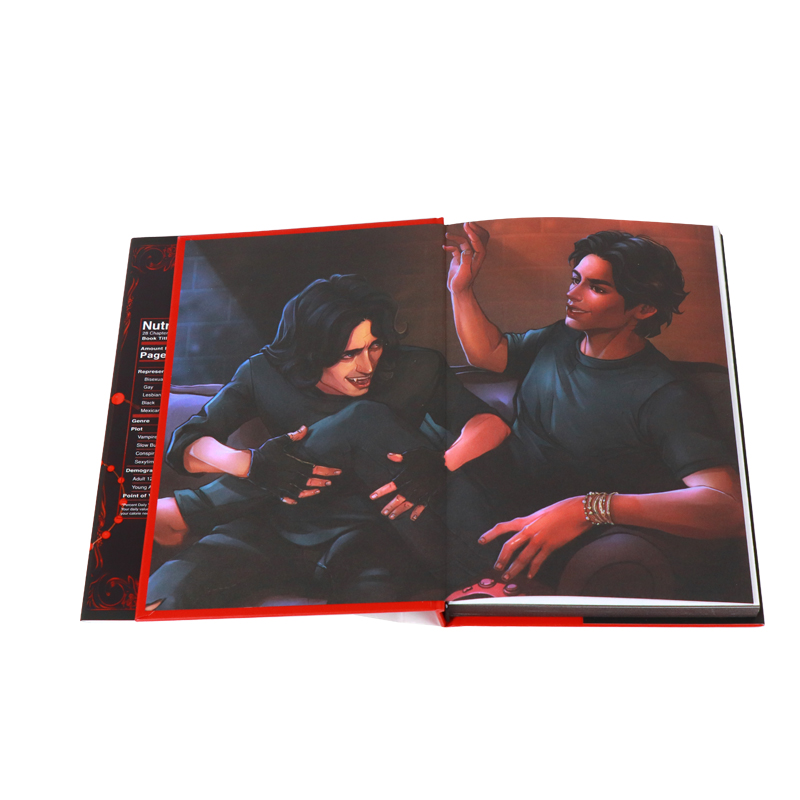 Op maat gemaakte luxe hardcover boeken met gespoten randen, gedrukt op aanvraag. 7