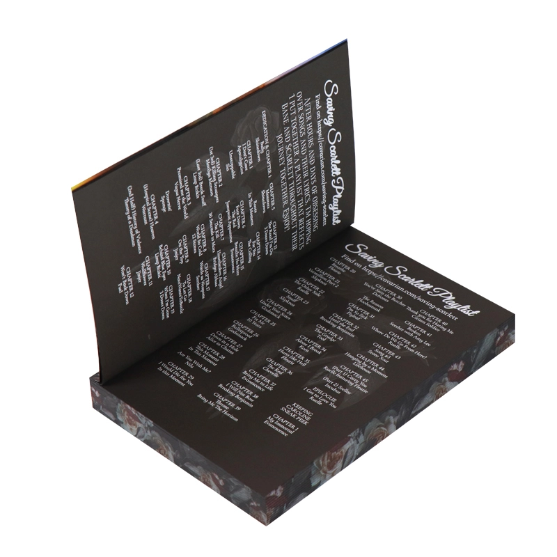 Custom Sprayed Edge Hardcover Book Embossed Cover Book Novels Printing 1