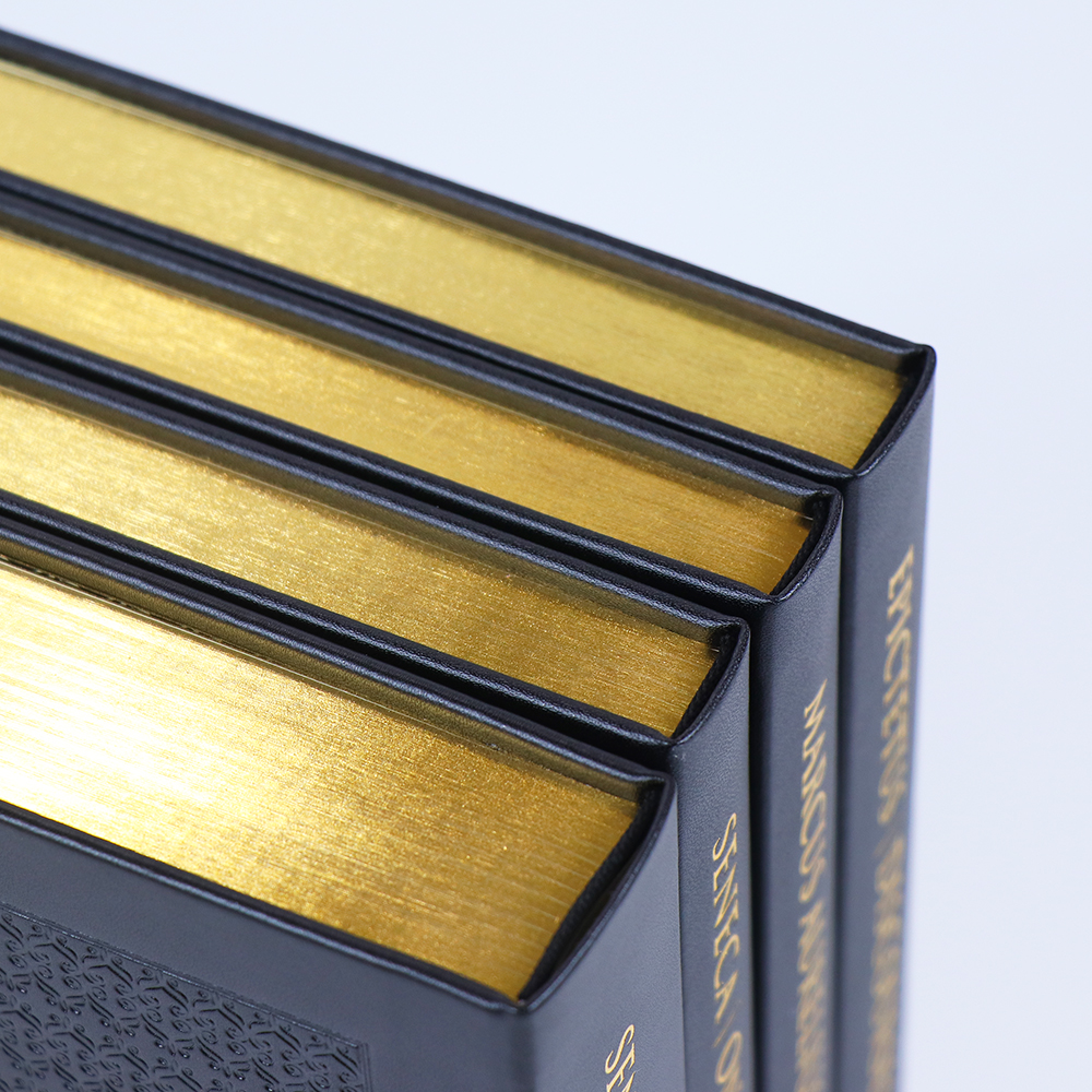 Custom Leather Book Binding Printing with Special Edition Edges - Hemei