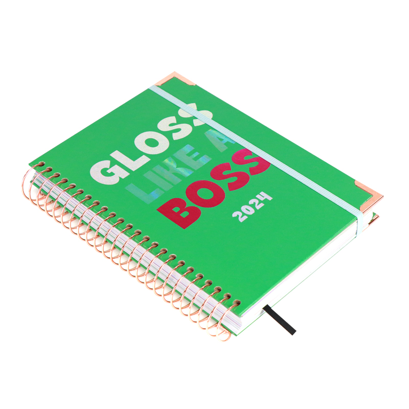 Plannernotitieboekje met spiraalbinding en gepersonaliseerde opdruk 4