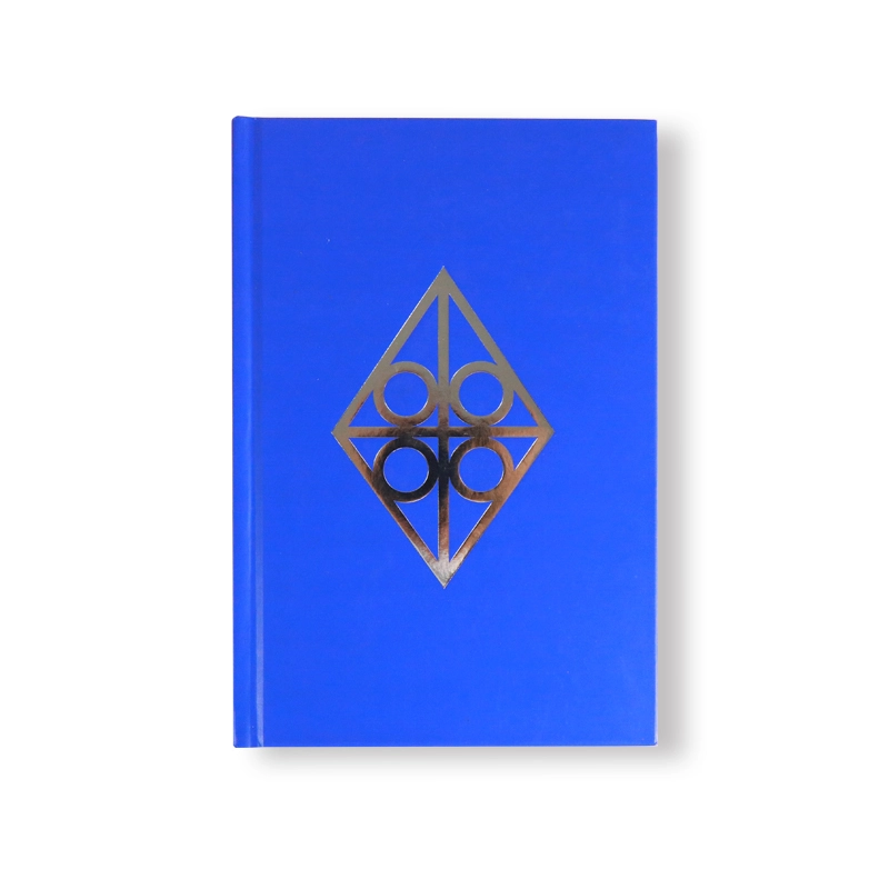 Custom Printed Hardcover Foil Stamped Cover Blank Page Notebook 1