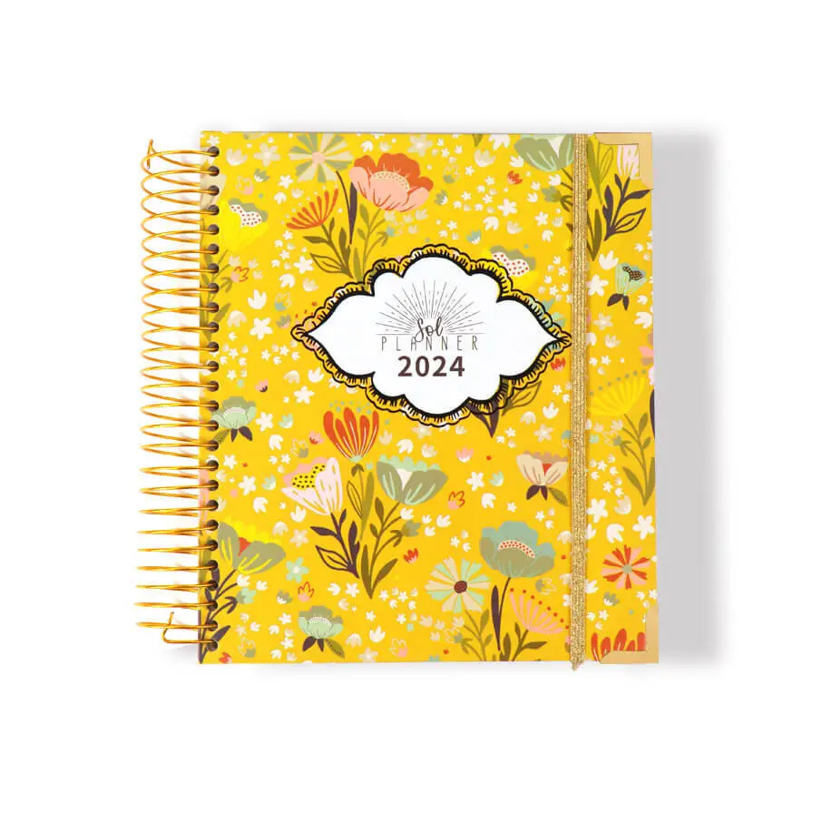 Personalized Spiral Coil Notebook Planner with Tabs Custom Printing 1