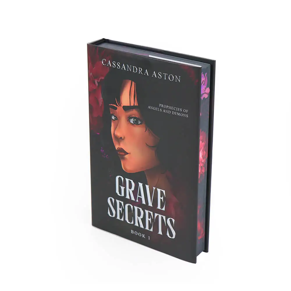 Novel Book Printing Service Hardback Book Printing Hardcover Books with Sprayed Edges 1