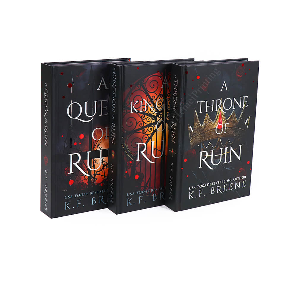 China Books Company offre la stampa personalizzata di romanzi fantasy e romantici di alta qualità con bordi spruzzati, per autori ed editori. 3