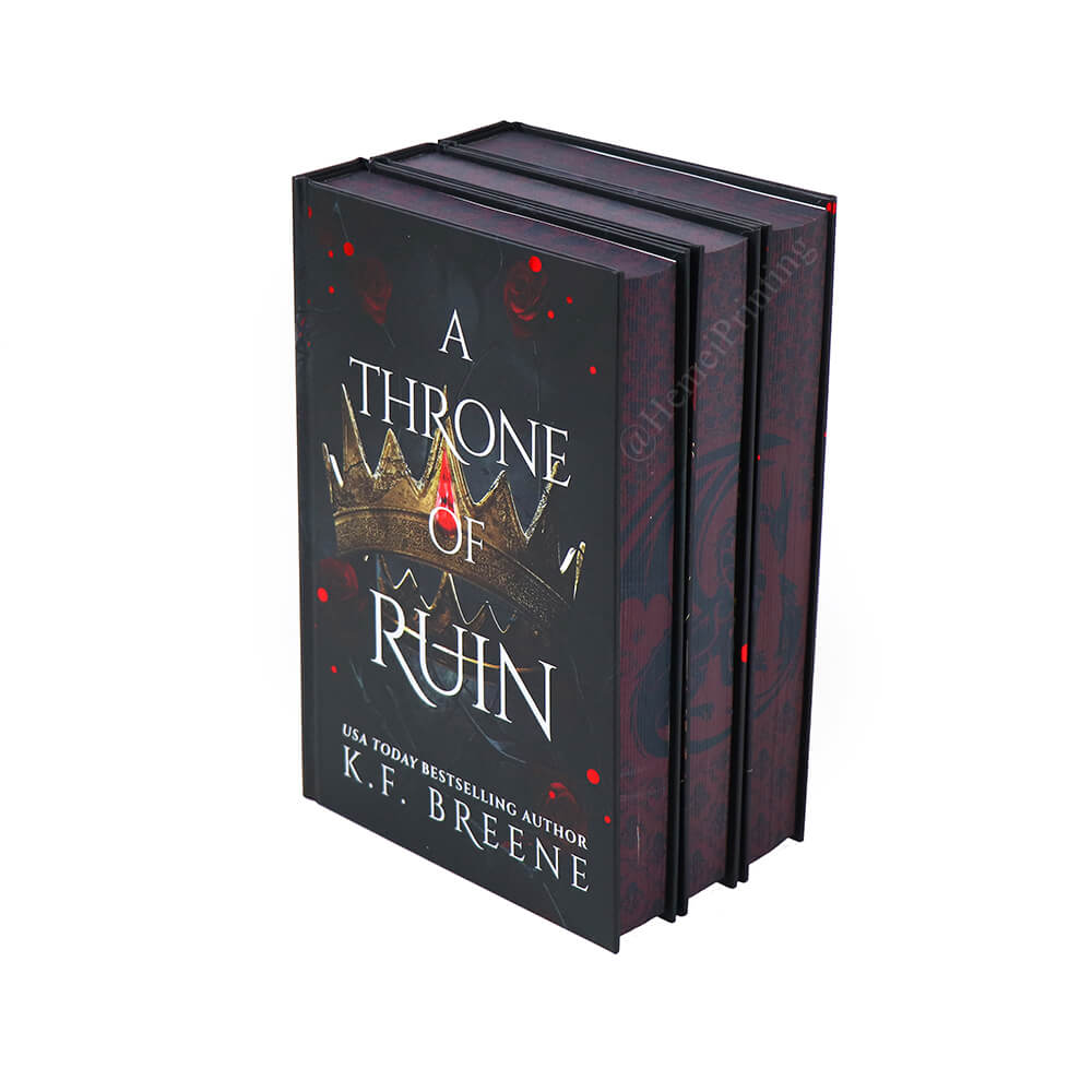 China Books Company offre la stampa personalizzata di romanzi fantasy e romantici di alta qualità con bordi spruzzati, per autori ed editori. 1