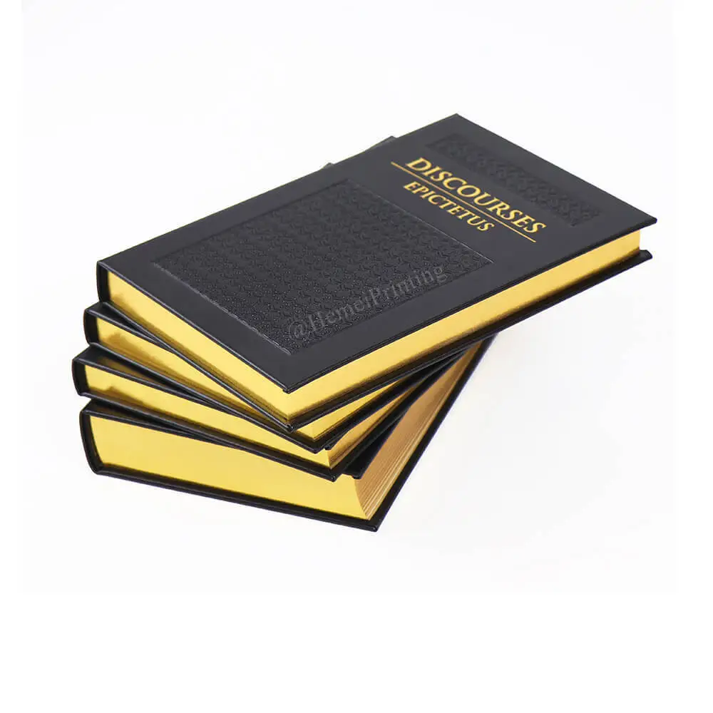 Custom Printed Leather Bound Novel Special Edition Book Printing Service China 1