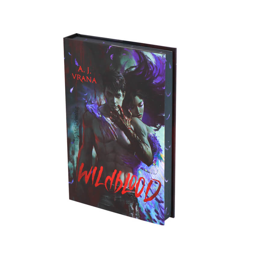 Libros de fantasía de edición especial en tapa dura con impresión de bordes pintados para amantes de los libros y autores. 1