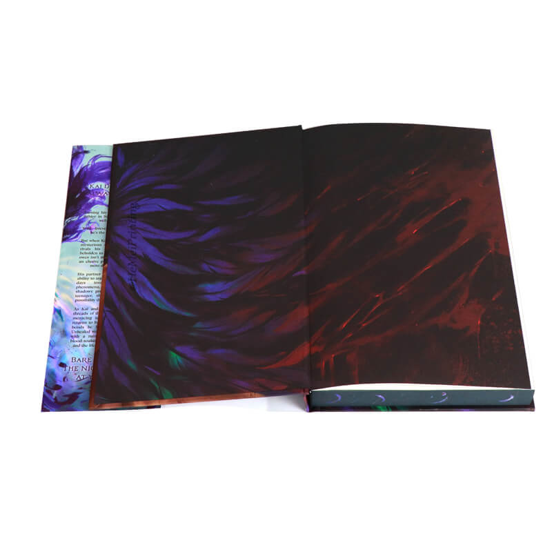 Libros de fantasía de edición especial en tapa dura con impresión de bordes pintados para amantes de los libros y autores. 4