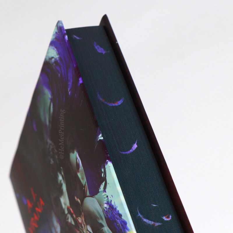 Libros de fantasía de edición especial en tapa dura con impresión de bordes pintados para amantes de los libros y autores. 2