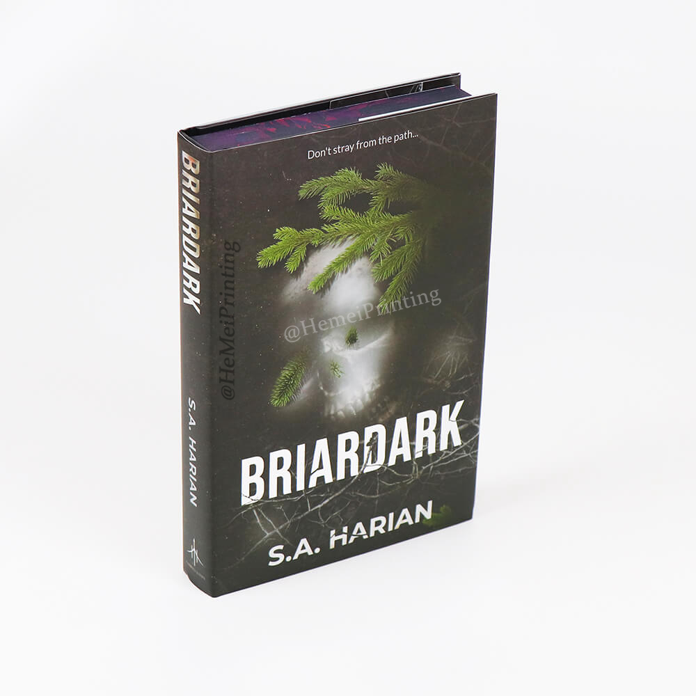 Special Edition Fantasy Case Bound Novel Books with Painted Sprayed Edges and Dust Jacket Printing for Author 1