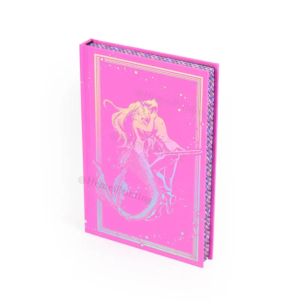 Full Customization Hard Case Bound Book with foil Options and Sprayed/Printed Edges Printing China 1
