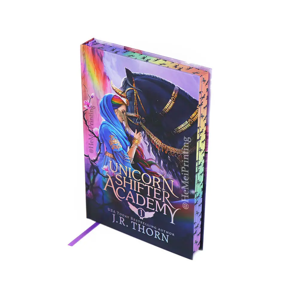 Full Customization Hardback Book with Foil Options and Sprayed/Printed Edges Printing China 1