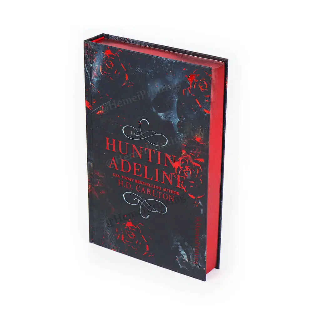 Books Publisher Create Printing Special Version Edition Book with Embossed Cover and Red Gilded Edges 1