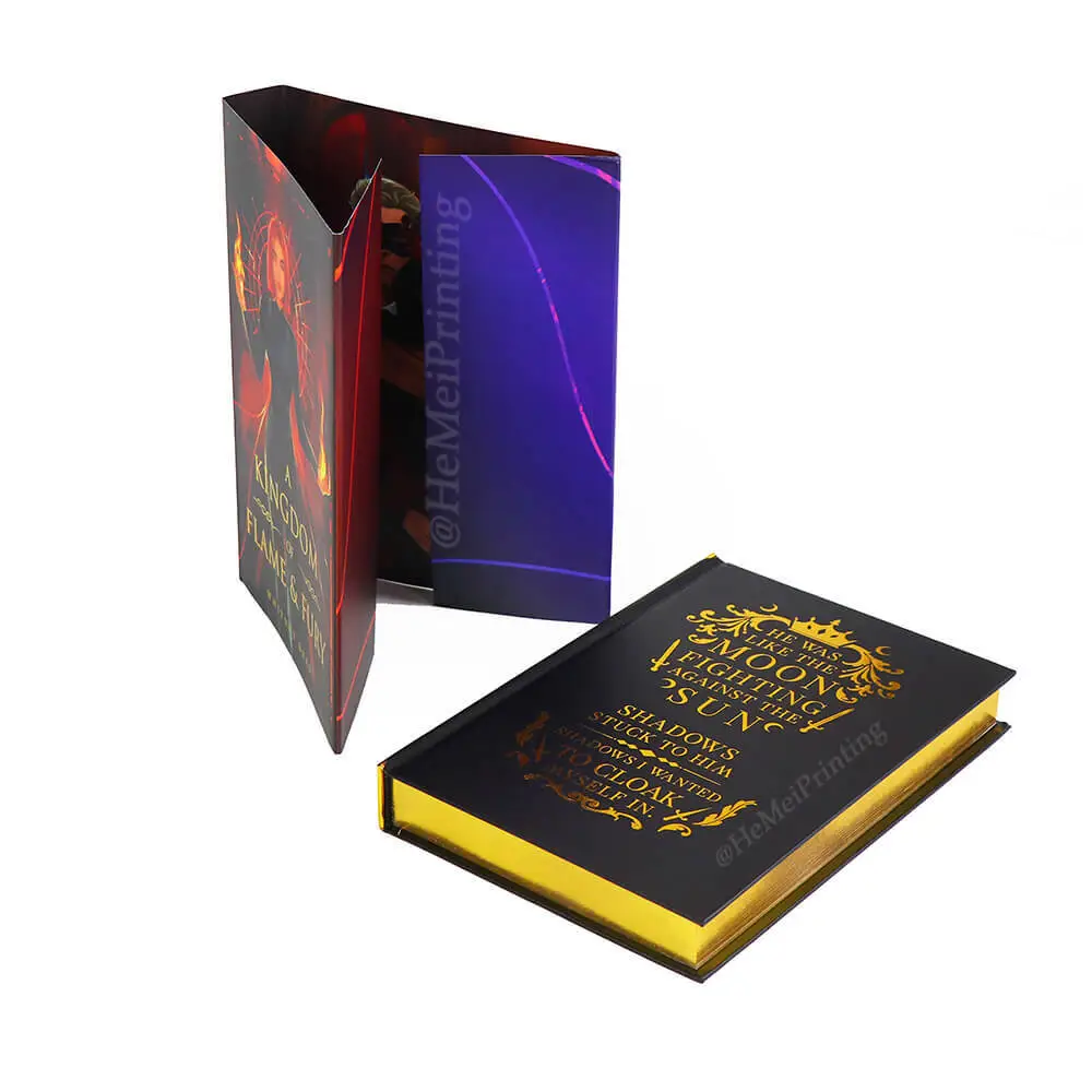 Self Publisher Create Printing Special Version Edition Book with Foil Cover and Gold Gilded Edges 1
