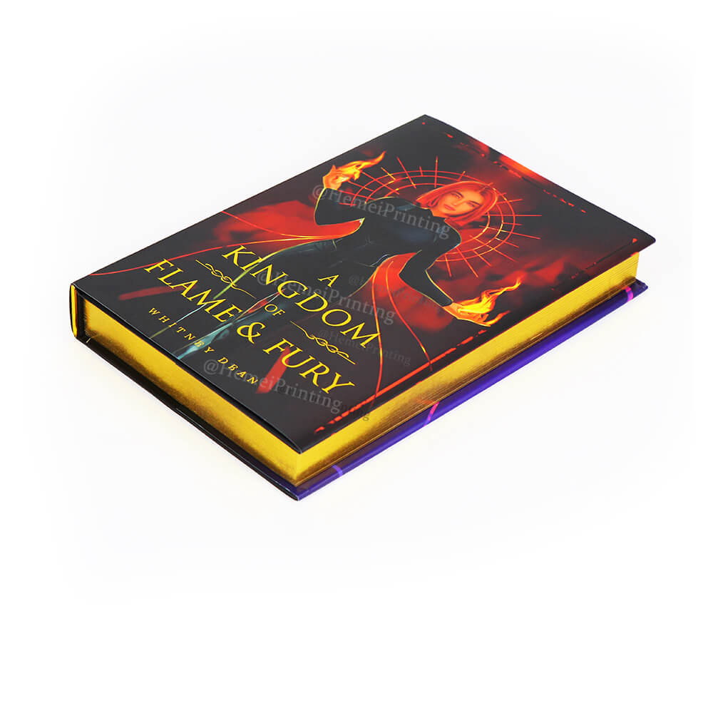كتاب طبعة خاصة من إنتاج دار النشر الذاتي Create Printing، بغلاف من رقائق معدنية وحواف مطلية بالذهب. 4