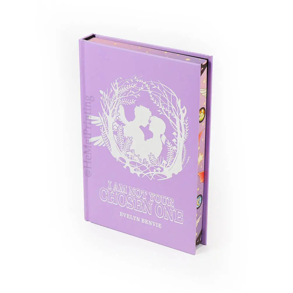 Special Edition Novel Books Printed Silver Foiling on Cover and Sprayed Edges for Booklover 1