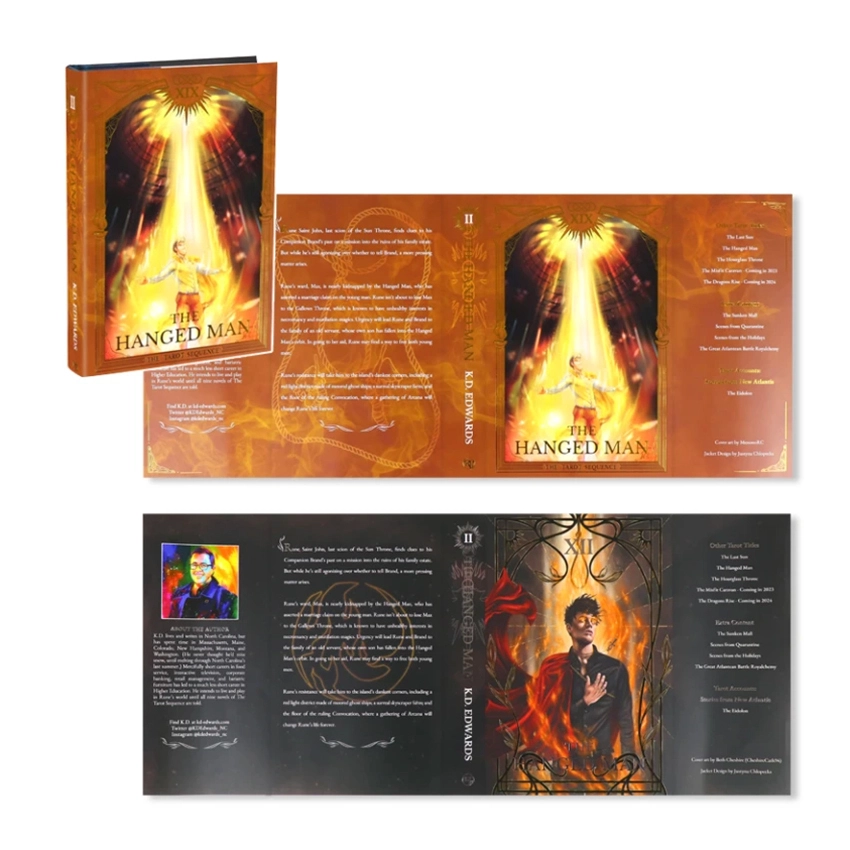 Book Self Publisher Double Sided Printing Foiled Dust Jackets Protector for Books 1
