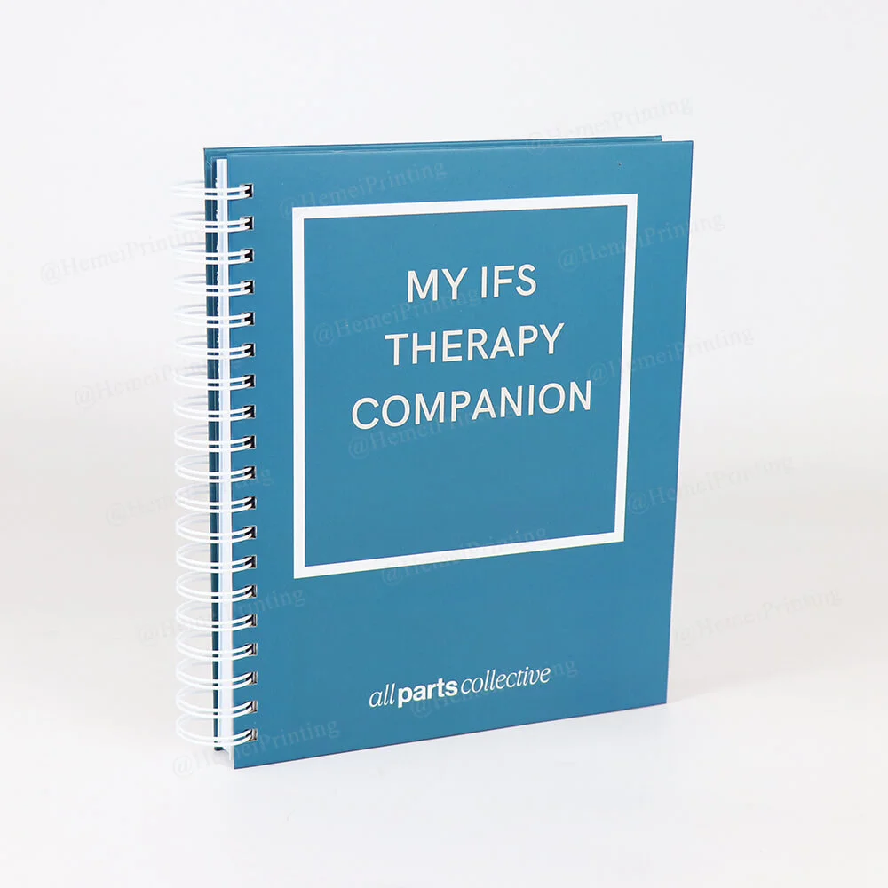 Custom Printed Matt Cover White Wire O Binding Journal Planner Printing 1