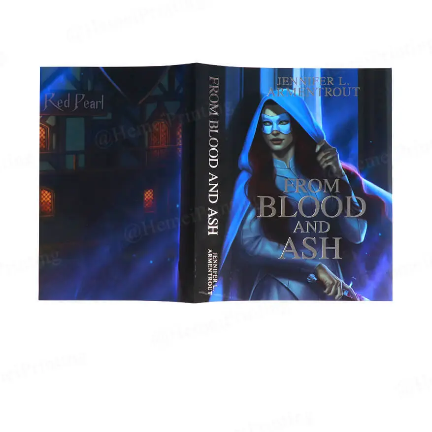 Custom Full Color Single Side Printing Dust Jackets for Hardcover Books 1