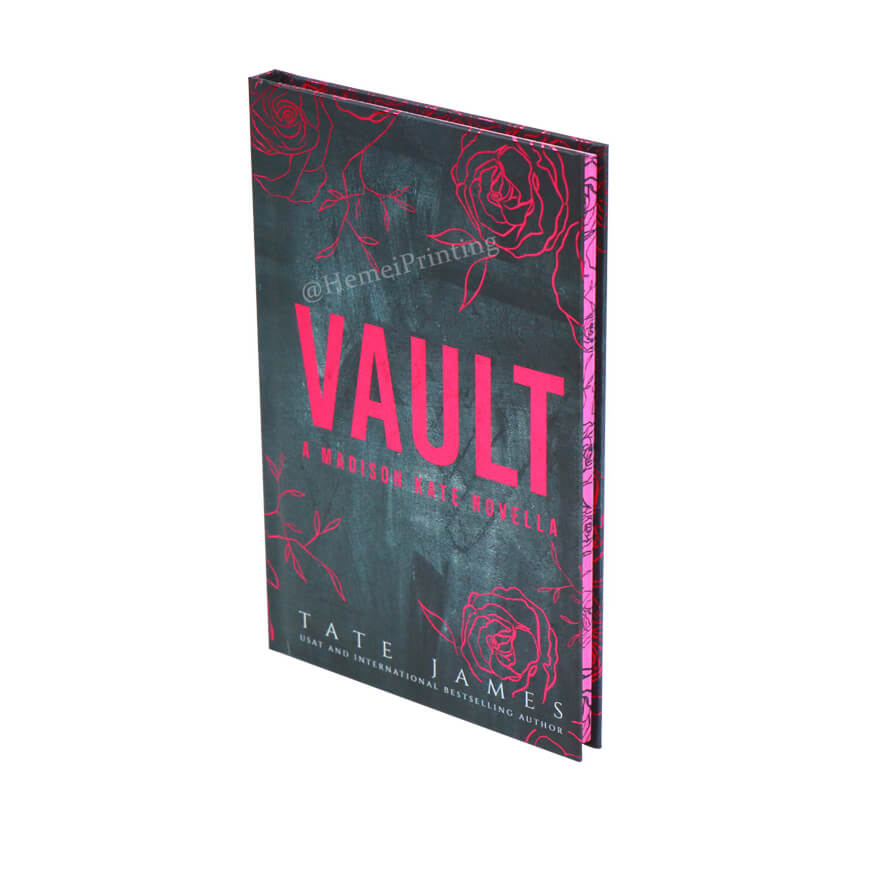 Stampa personalizzata di libri in edizione speciale con bordi rosa spruzzati - Autopubblicazione 2