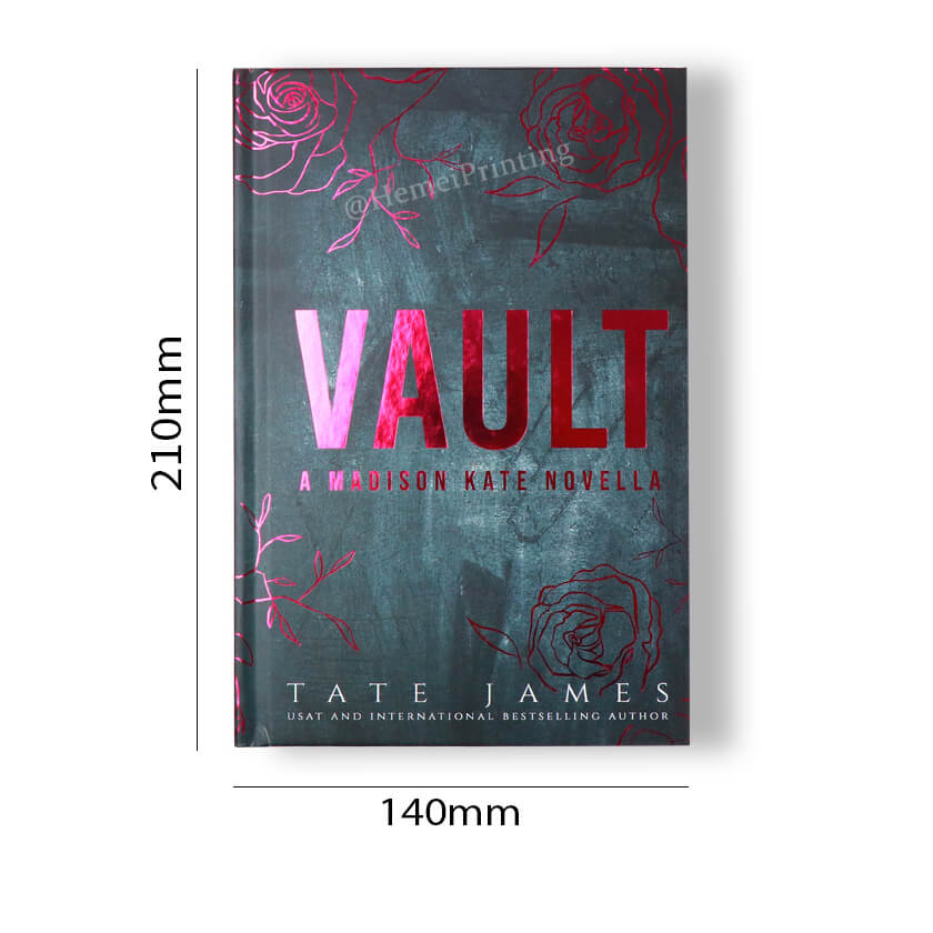 Stampa personalizzata di libri in edizione speciale con bordi rosa spruzzati - Autopubblicazione 3