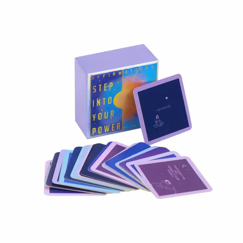 Custom Full Color Mini Affirmation Card Printing for Growth and Motivation 1