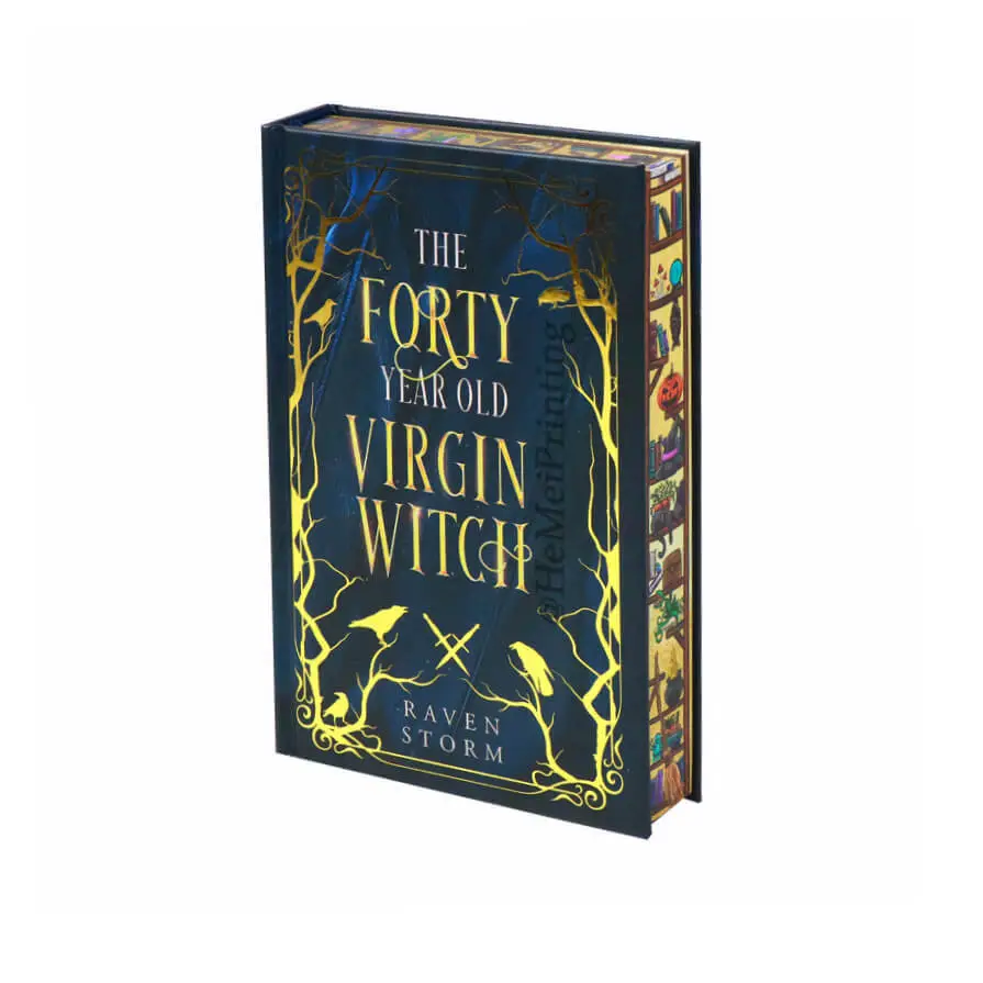 Self Publisher Print Special Hardcover Editions Book with Sprayed Edges and Foil Stamping 1