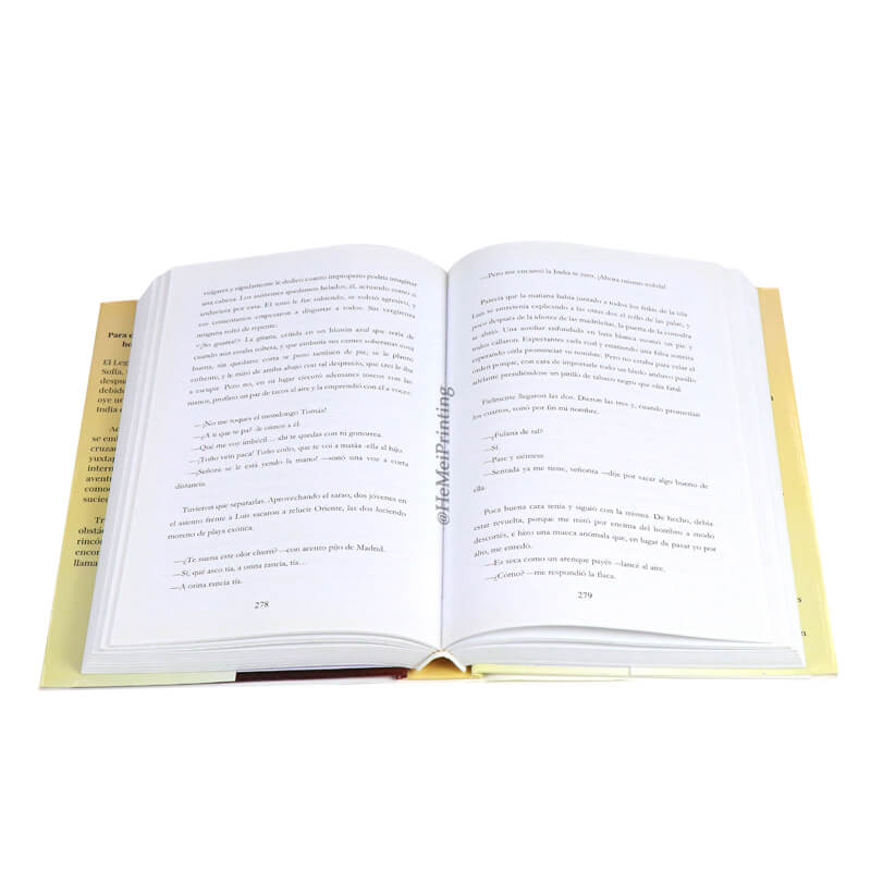 Libro personalizado con sobrecubierta - Servicios de impresión y encuadernación de libros de tapa dura 5