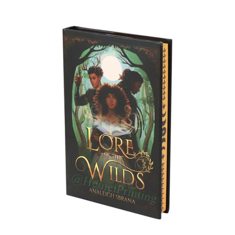 Hardcover Binding Special Edition Romance Books Printing with Sprayed Edges 1