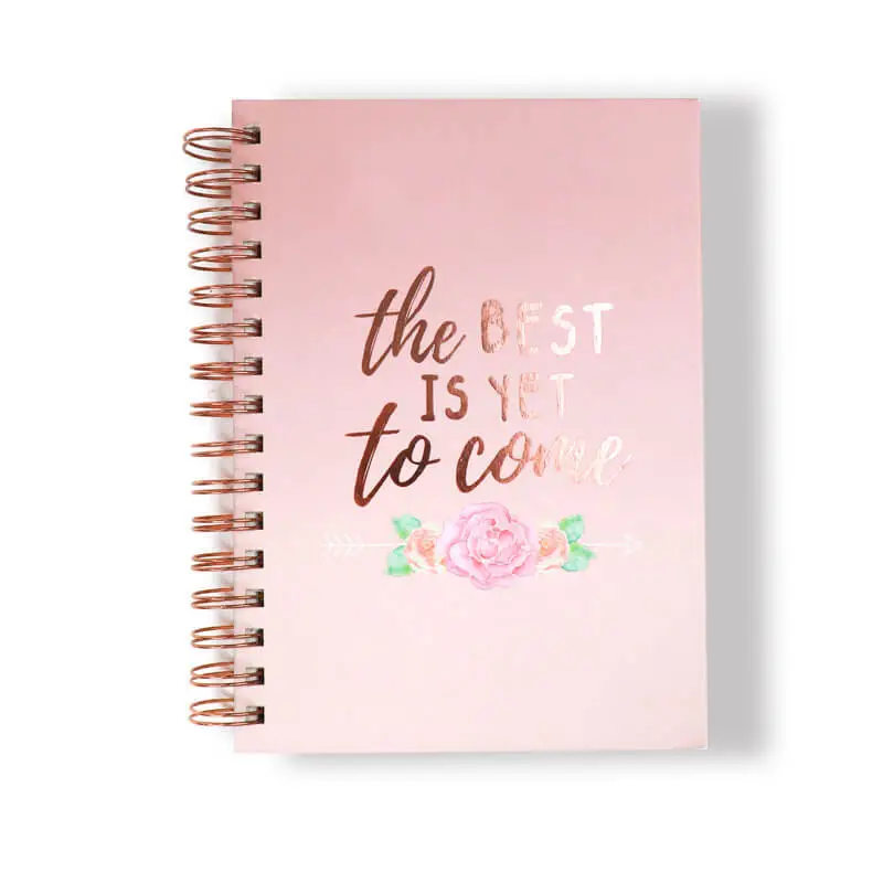 Custom Planner Personalized Wire Coil Binding Wedding Planner Notebook 1
